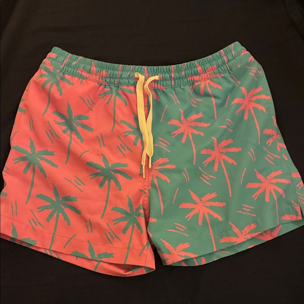Chubbies Boys M 10-12 “The Prince of Prints” Palm trees